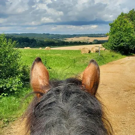 Luxussátor Roulotte De La Ferme Les Chenevieres *