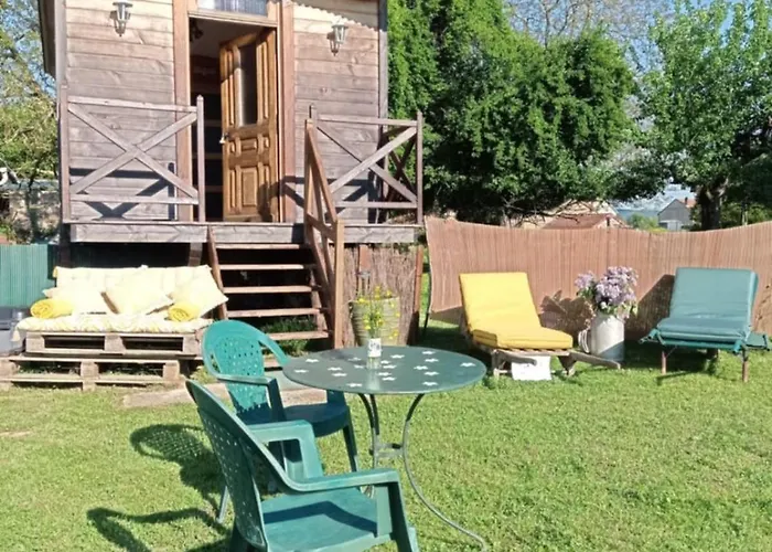 Roulotte De La Ferme Les Chenevieres Luxuszelt